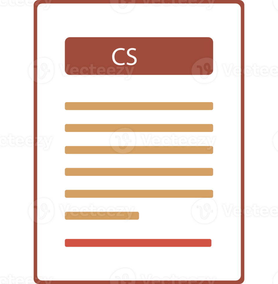 Cs Line Document Icon png