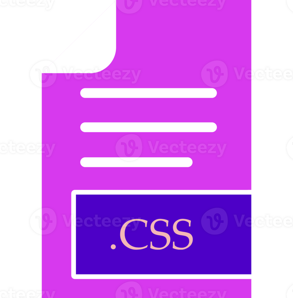 Css File Format Icon Fill Inside png