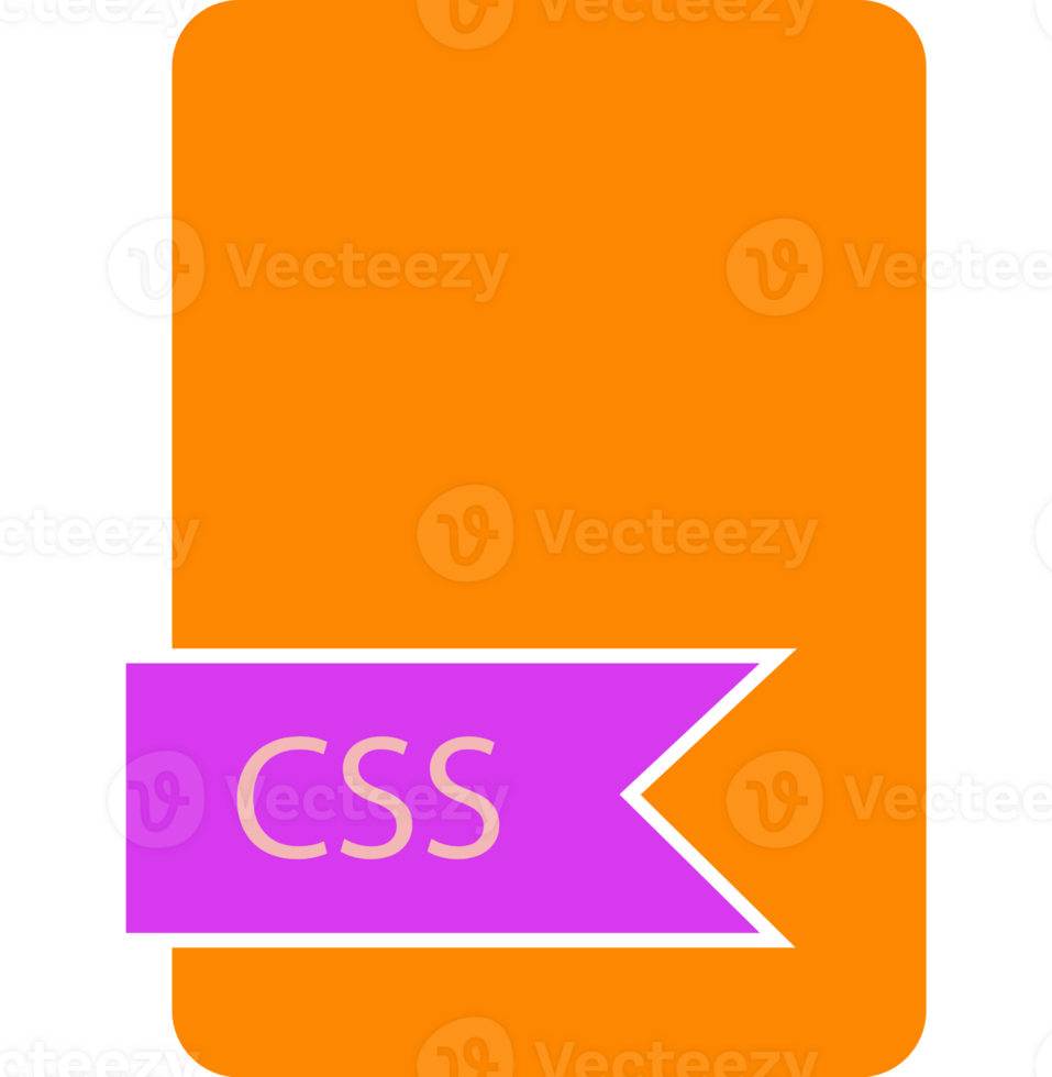 Css File Format Icon Label Contour png