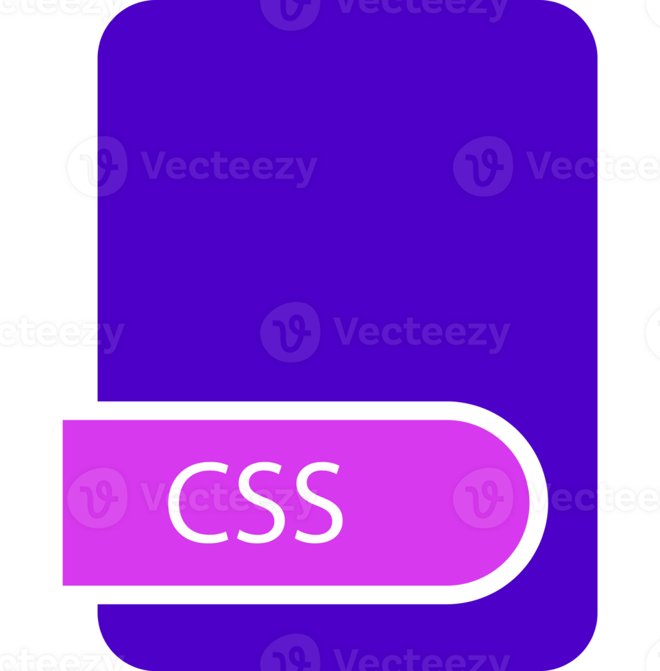 Css File Format Icon With Contour png