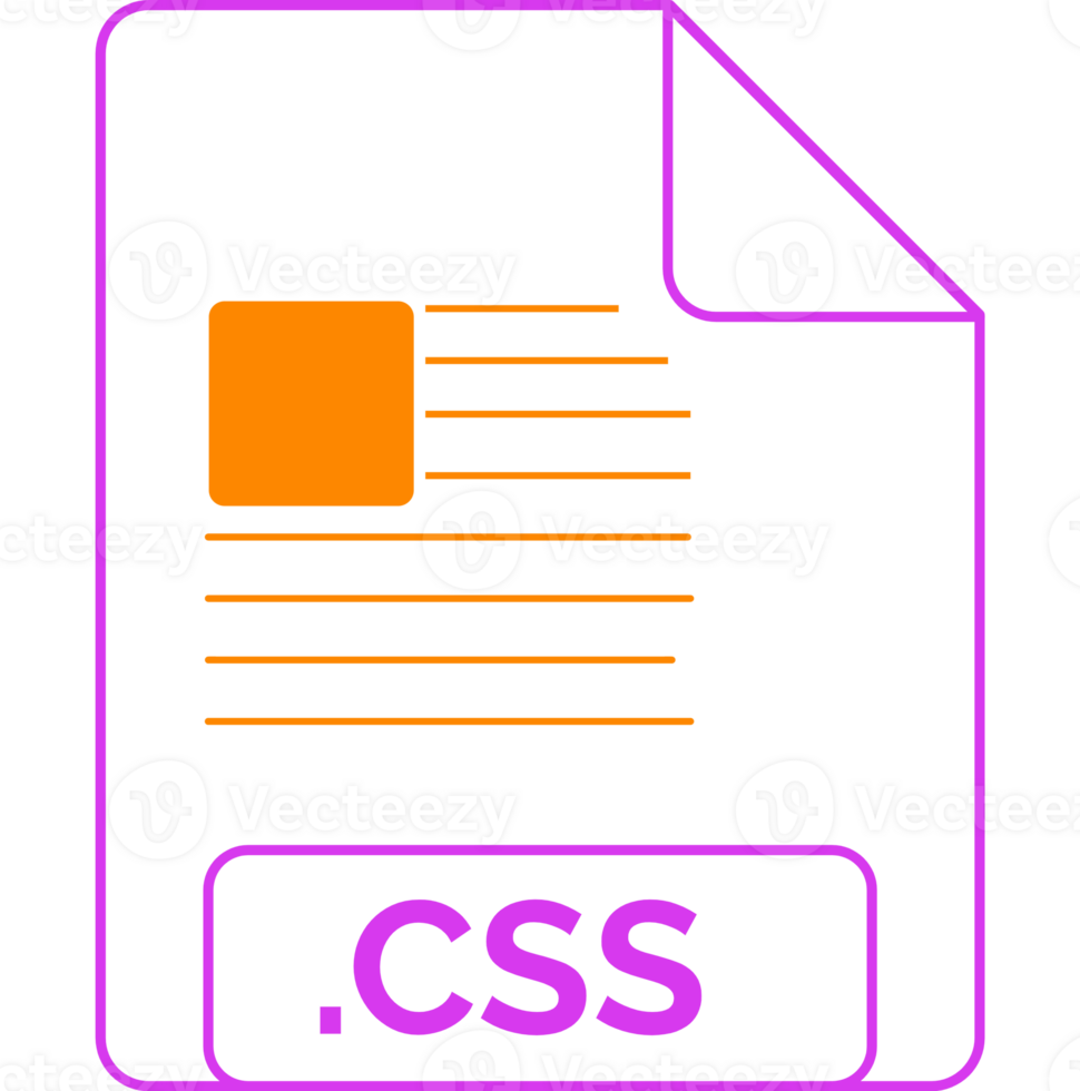 Css File Icon Little Lines Outline png