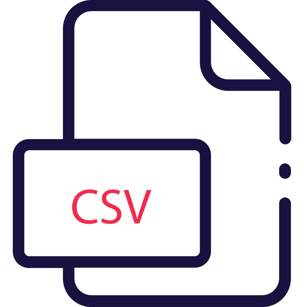 Old Brick Fill Csv File Icon png