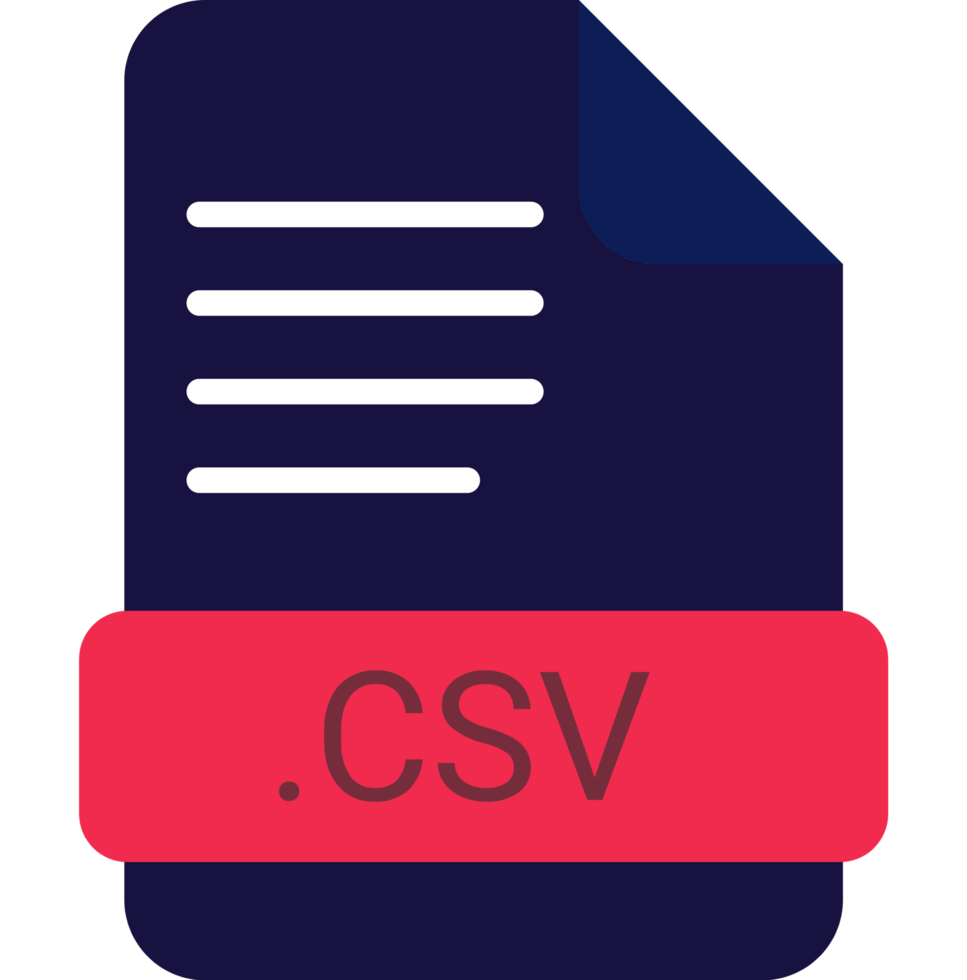Csv File Extension Icon png