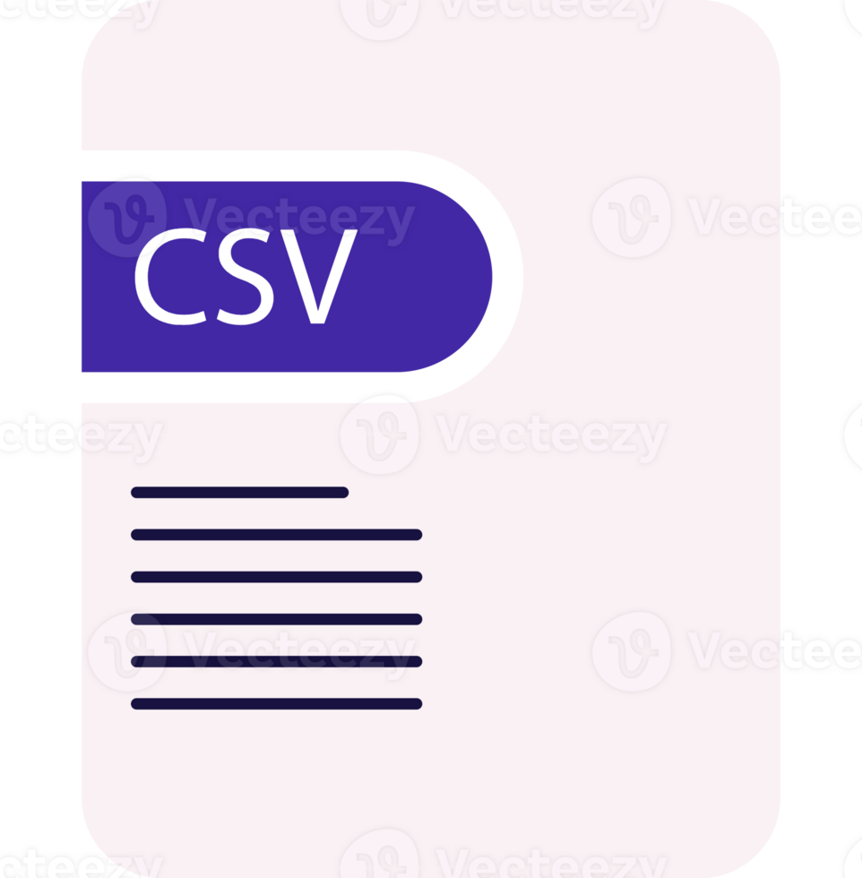 Csv File Icon Deep And Minimal png