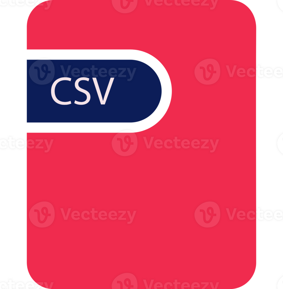 Csv File Icon Black Fill And Empty For Symbol png
