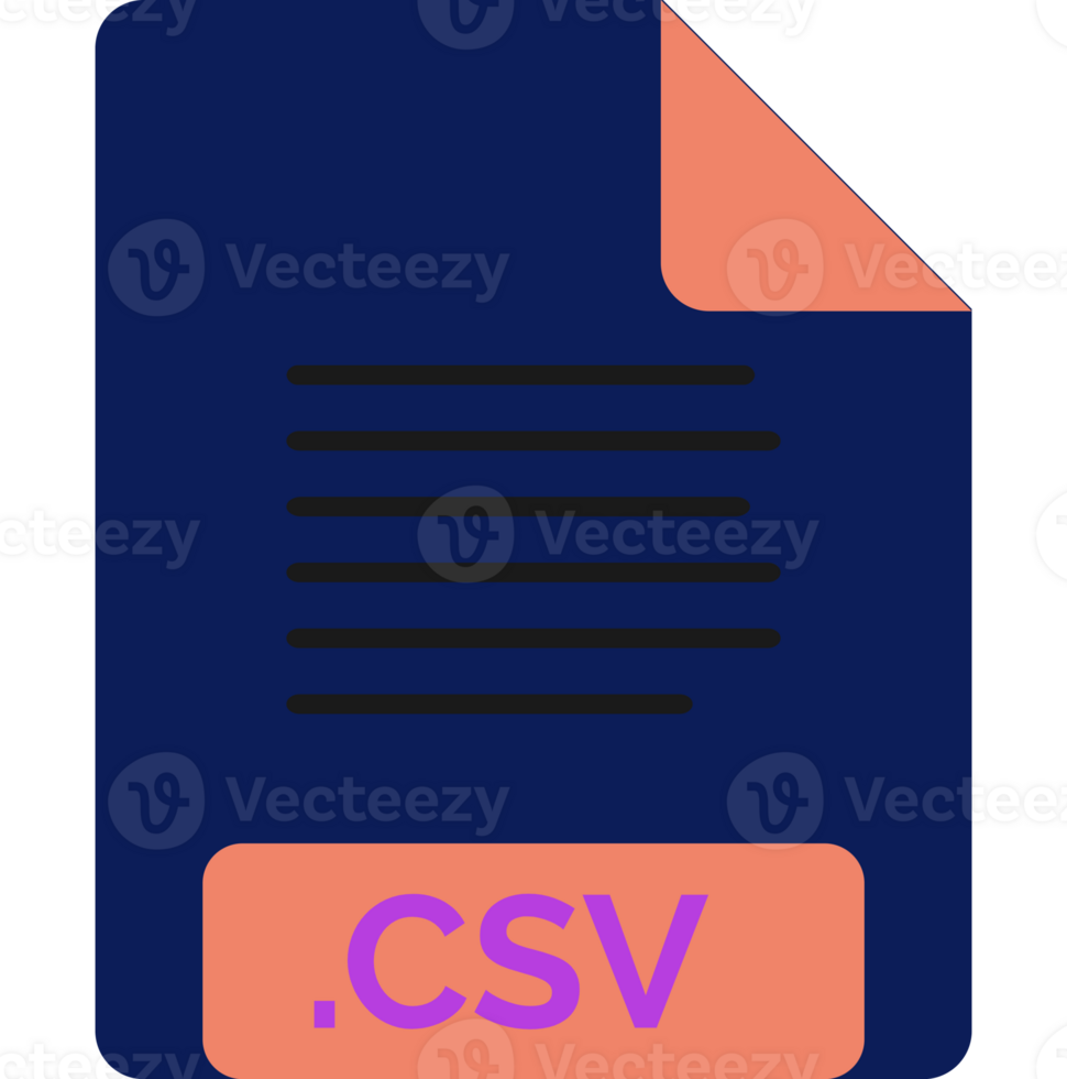 Csv File Icon Minimal png