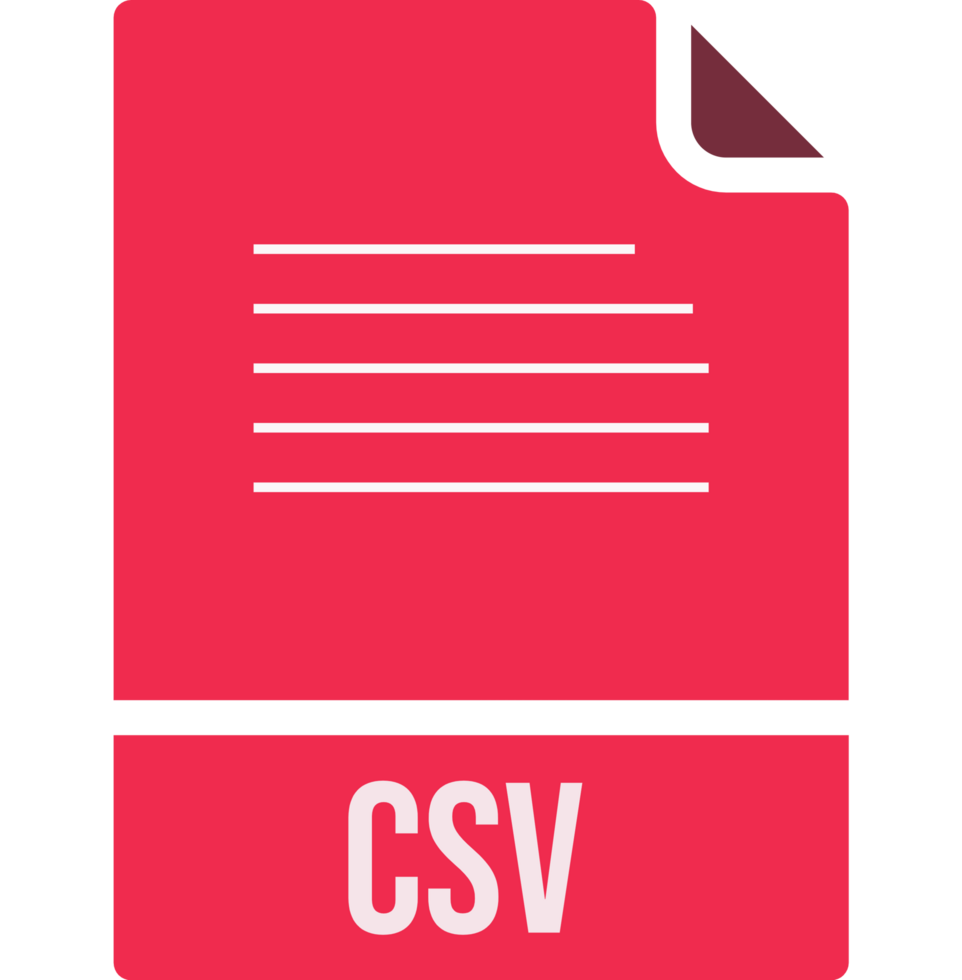 Csv Ip File Icon Fill Rounded Corners png