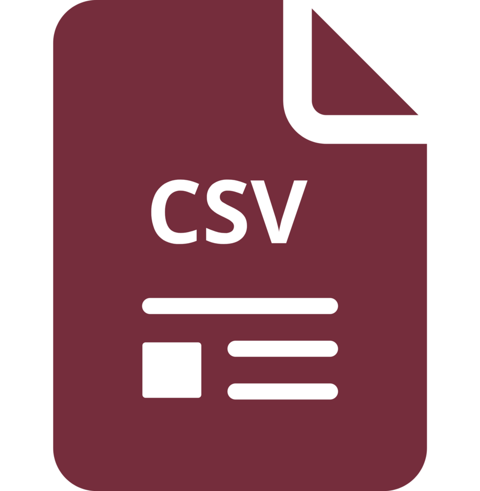 Csv Ip File Transparent Icon png