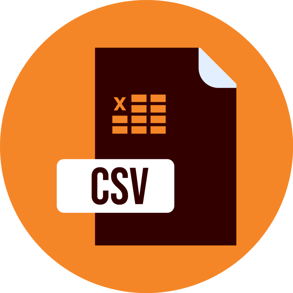 Csv File Format Icon png