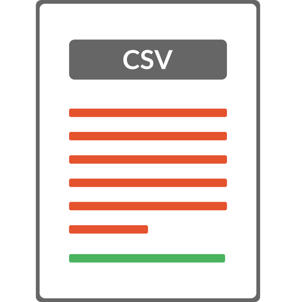 Csv Contract Document Icon png