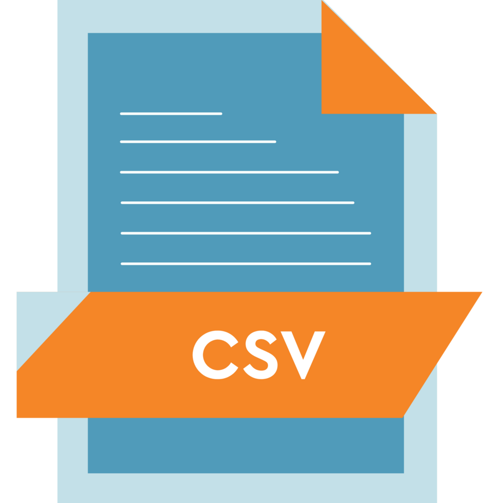 Csv File Format Icon Modern Design png