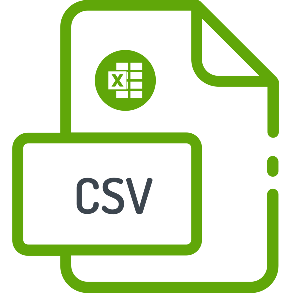 Csv File Icon png