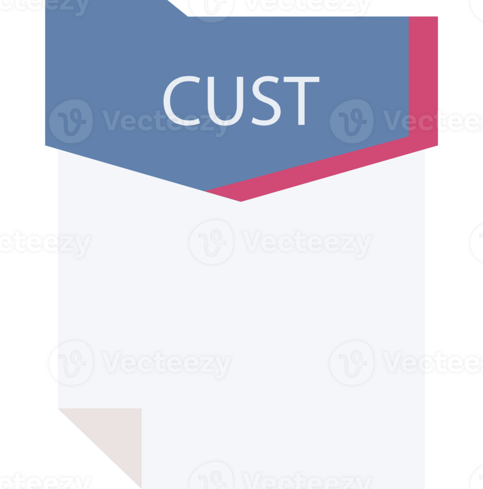 Cust File Format Minimal Icon png
