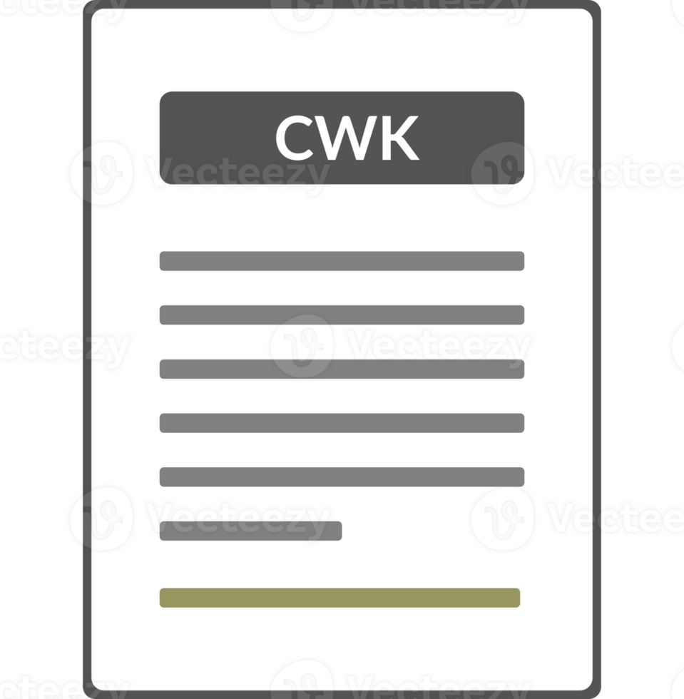 Cwk Contract Document Icon png
