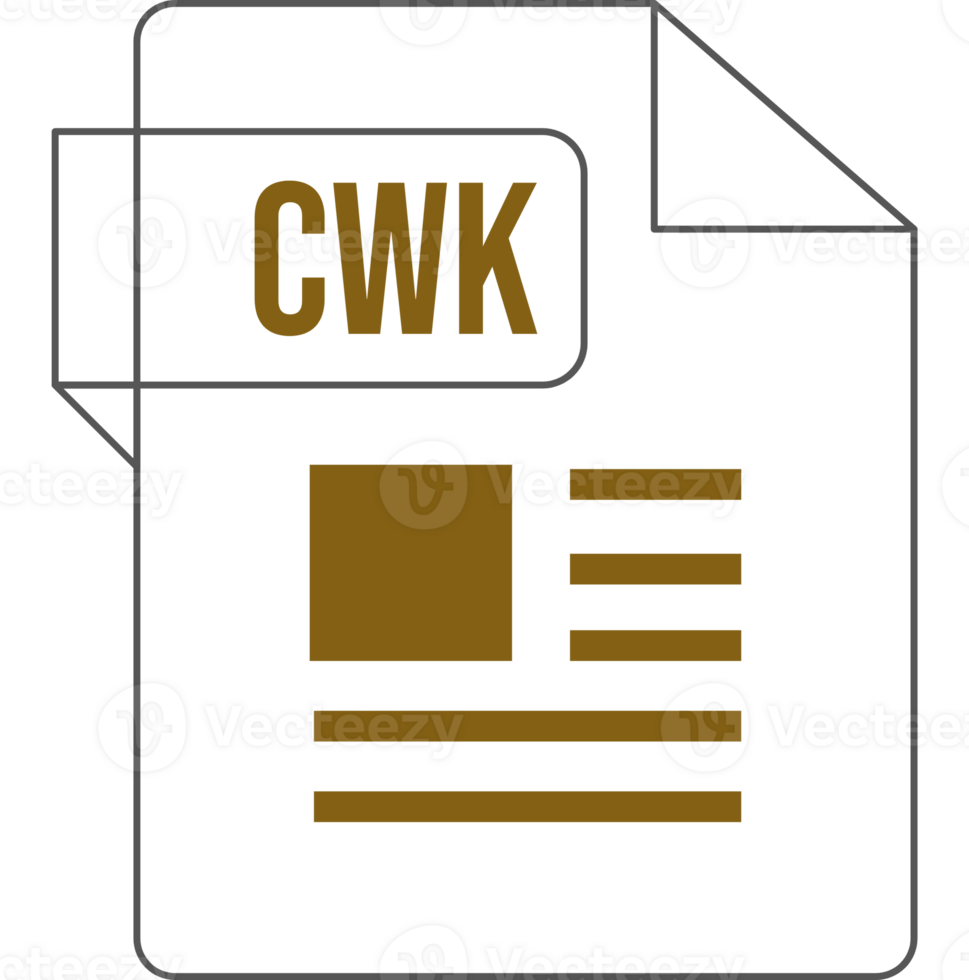 Cwk Icon Inside Transparent Outline And Sharp Corners png