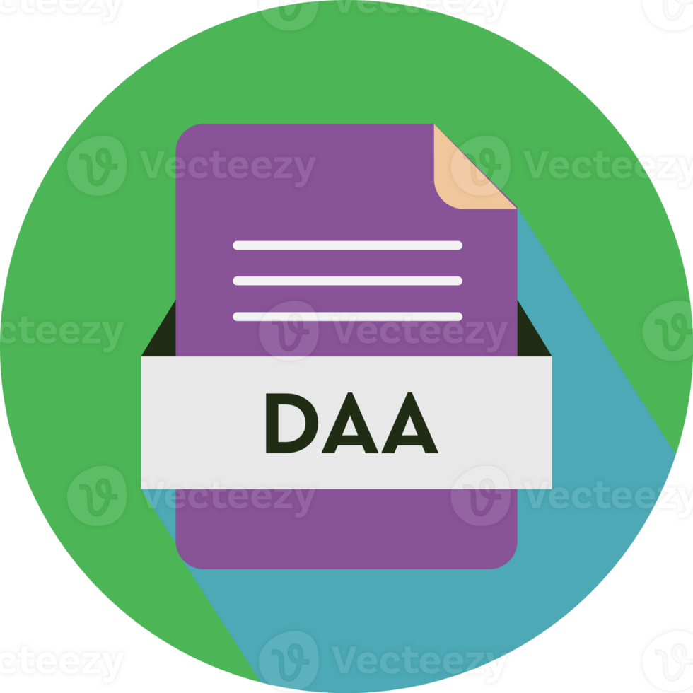 Daa File Icon With Maroon Flush Color In Circular Shape png