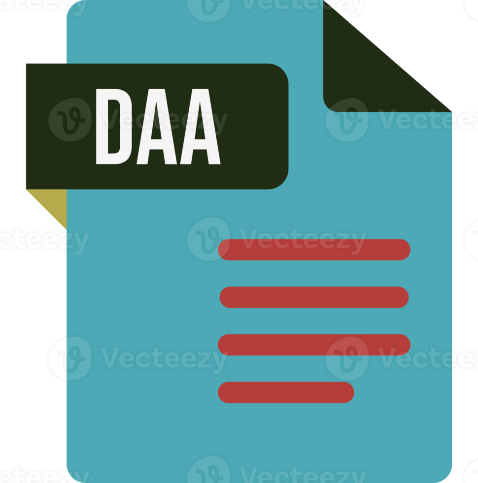 Daa File Icon With Minsk And Maroon Flush Color png