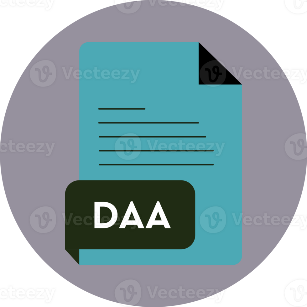 Daa File Extension Icon Old Brick And Black Color Crisp Corners Circular Shape png