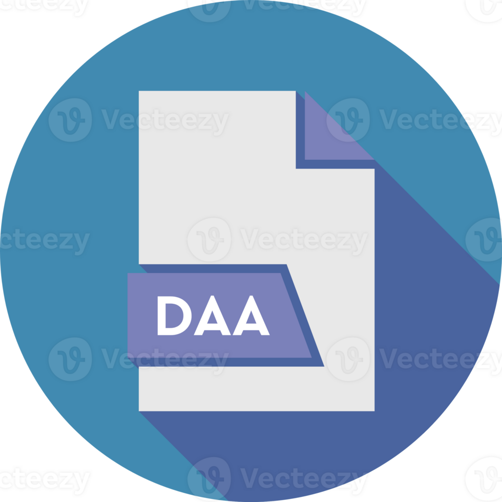 Daa File Format Icon Space In Shapes And Circular Shape Outside png