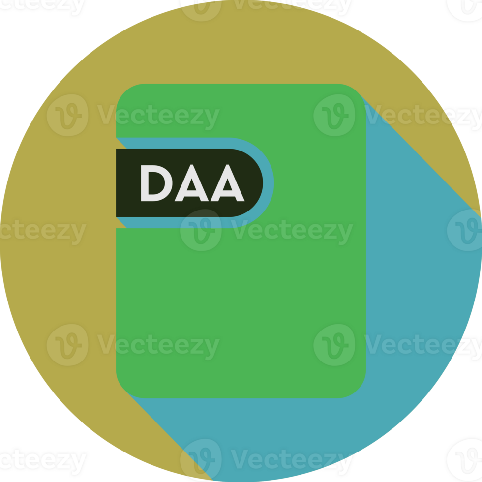 Daa File Icon Jelly Bean And Maroon Flush Color In Circular Shape png