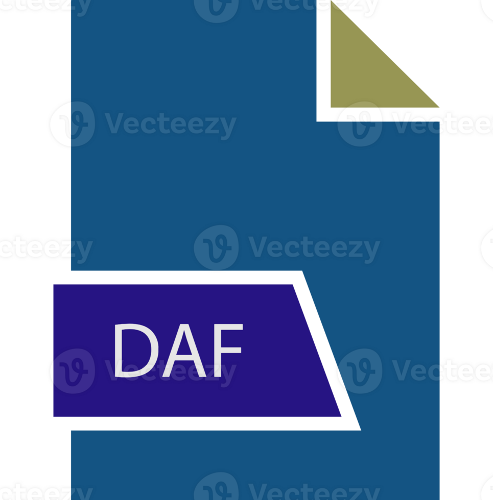Daf File Format Icon Shape png