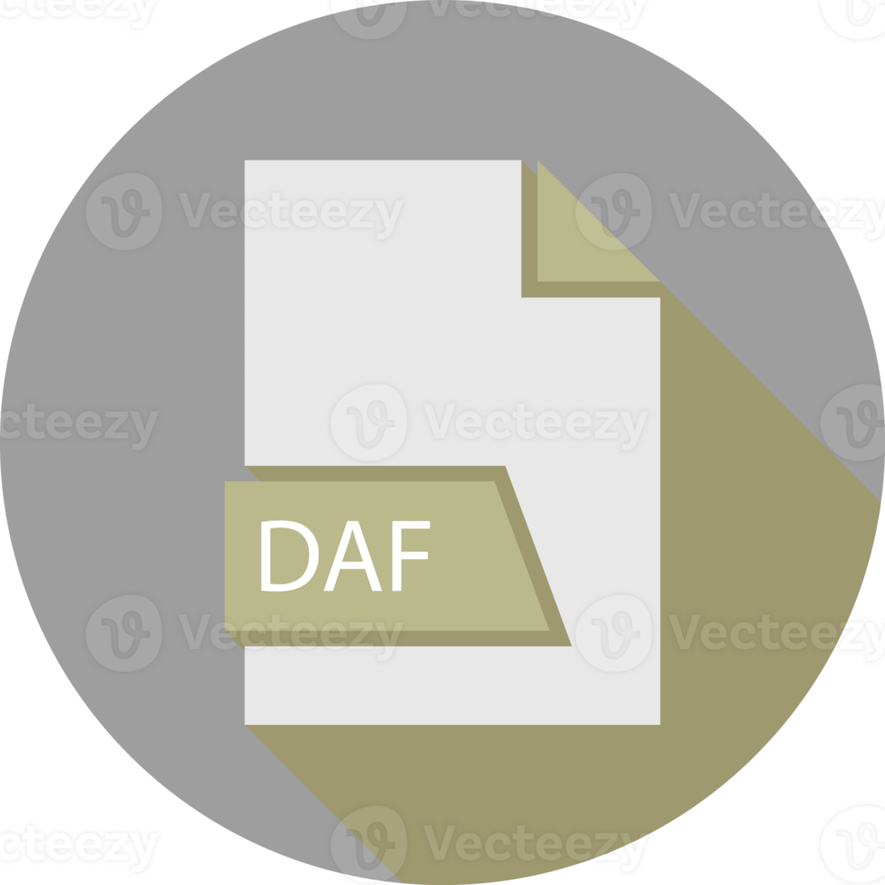 Daf File Format Icon Space In Shapes And Circular Shape Outside png