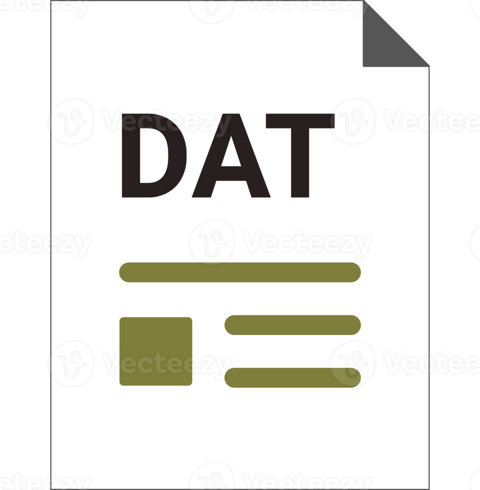 Dat With Deep And Minimal Colors And Folded Icon png