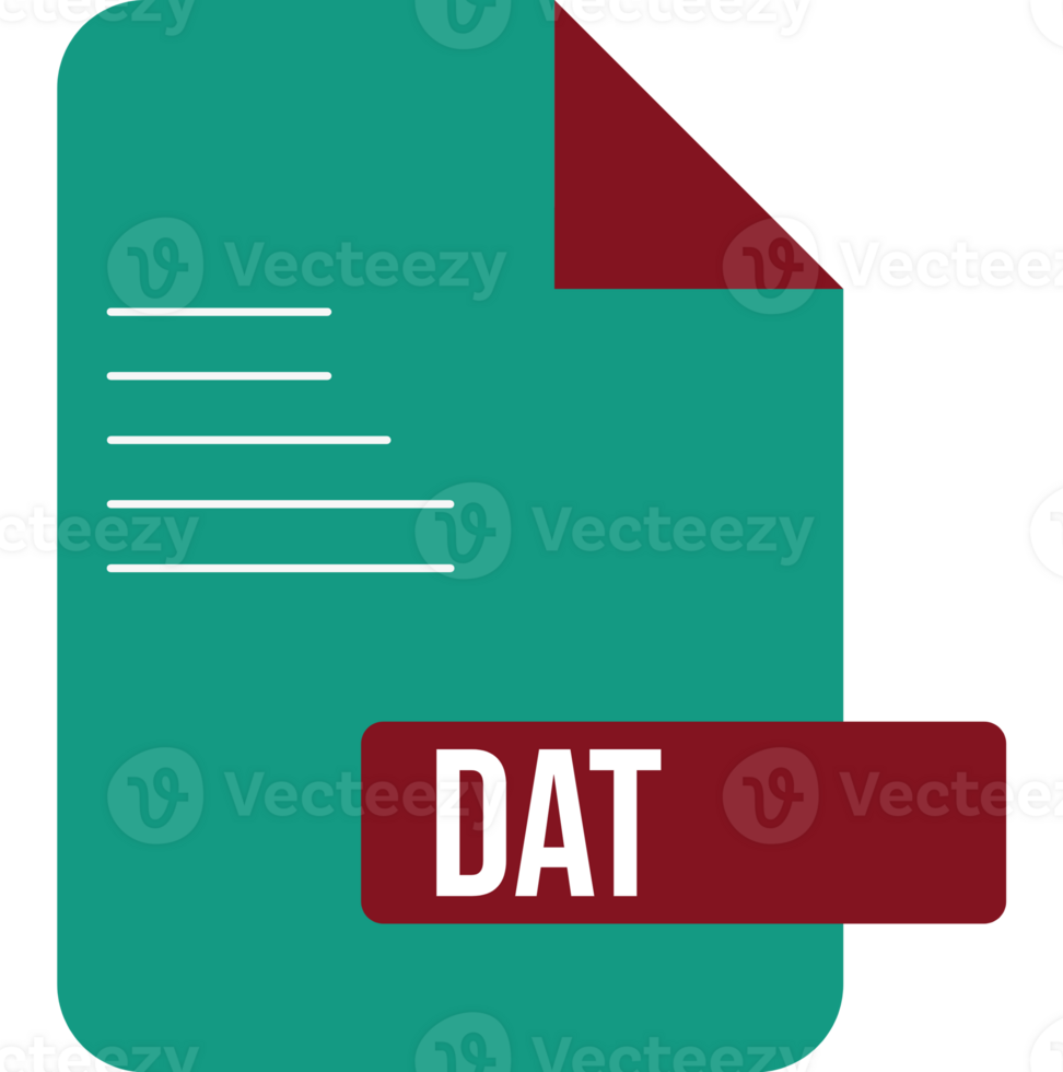 Dat File Extension Icon png