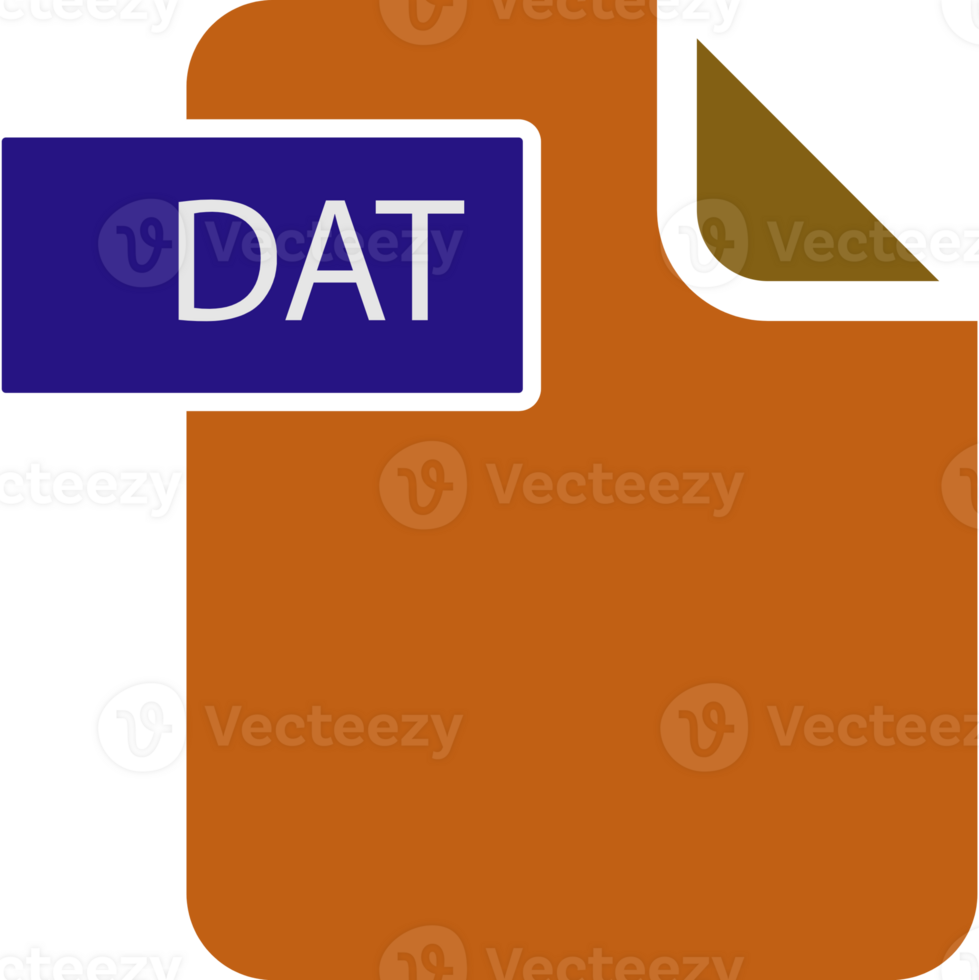 Dat File Format Icon Rounded Shapes And Spacing png