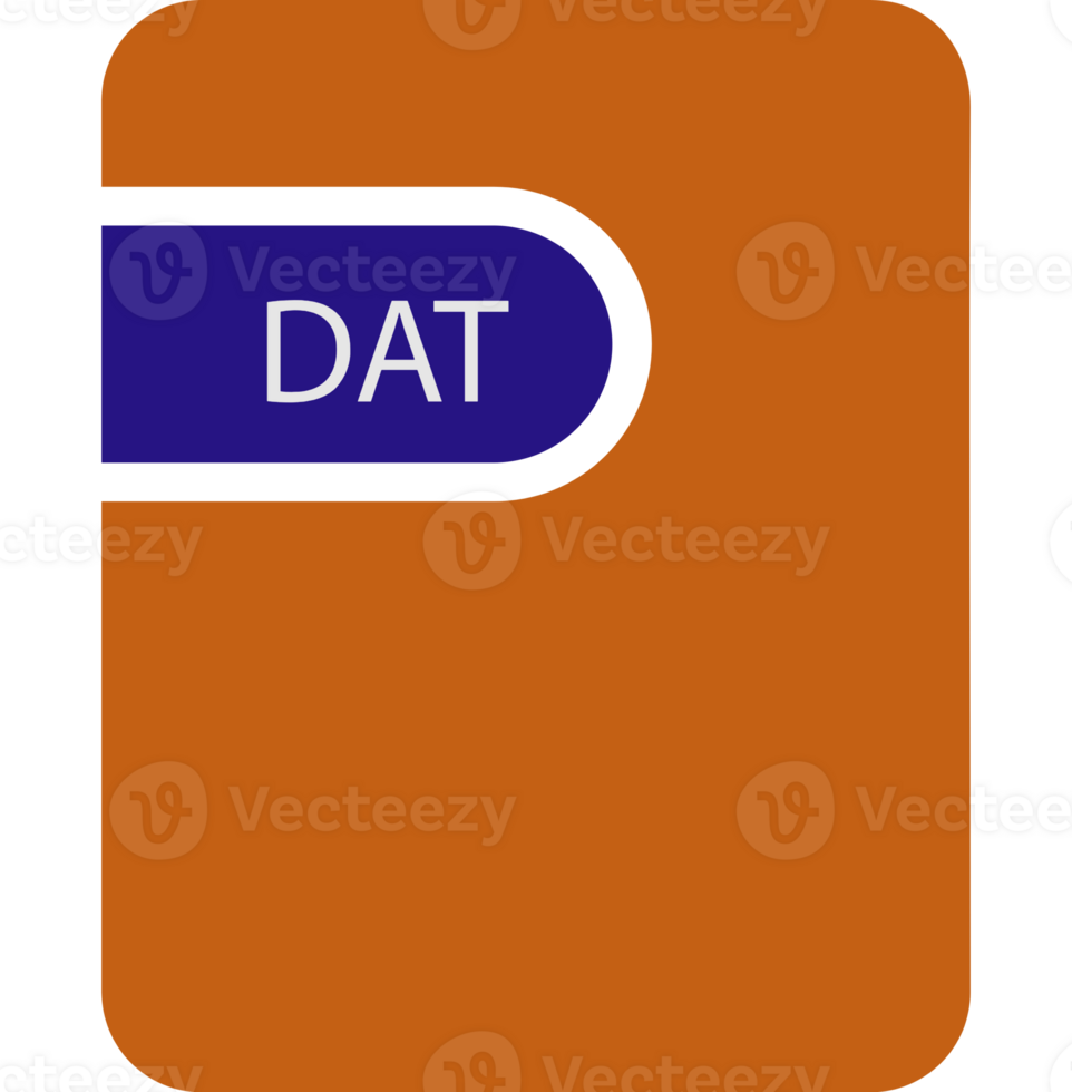 Dat File Icon Black Fill And Empty For Symbol png