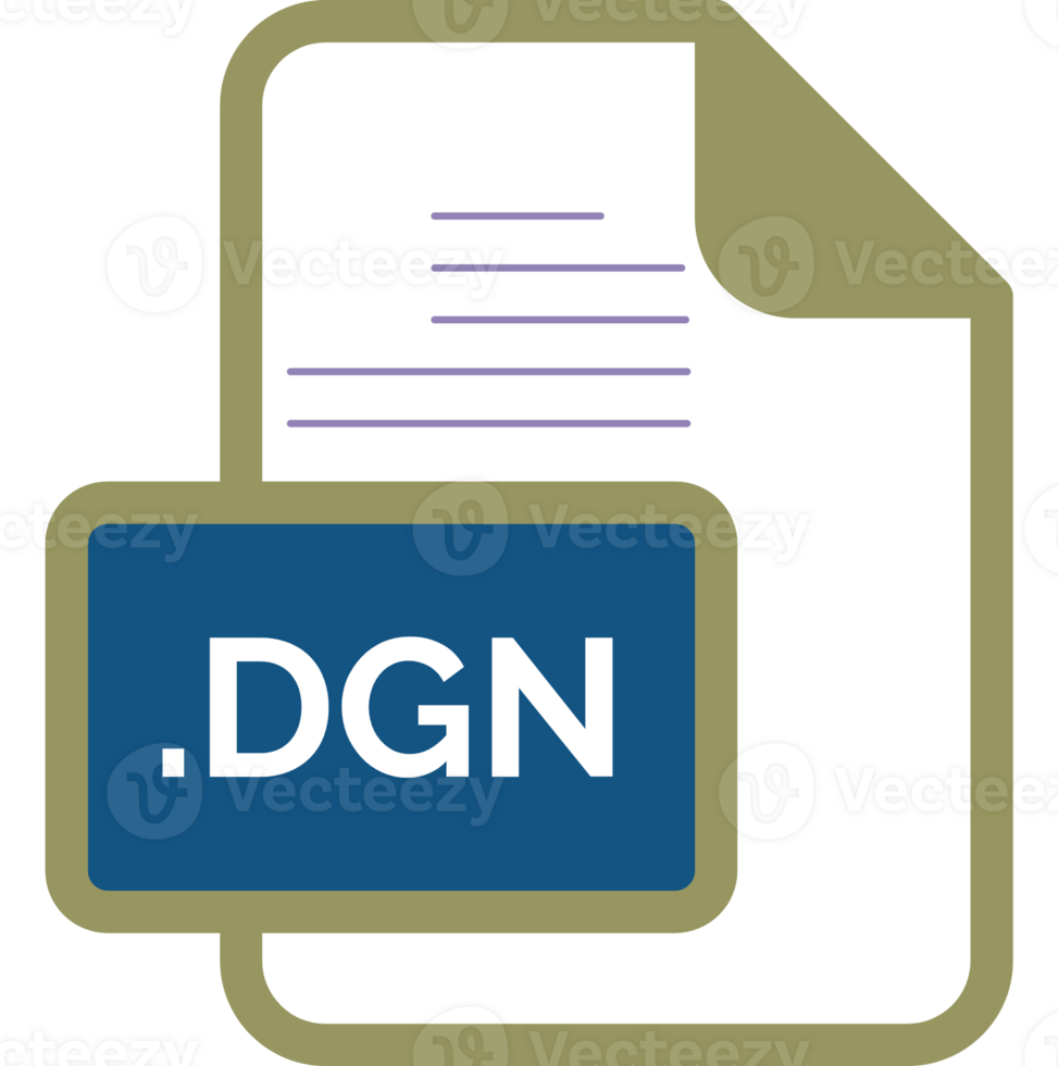 Dgn File Extension Icon Color Fill Rounded Corners Inside Transparent png