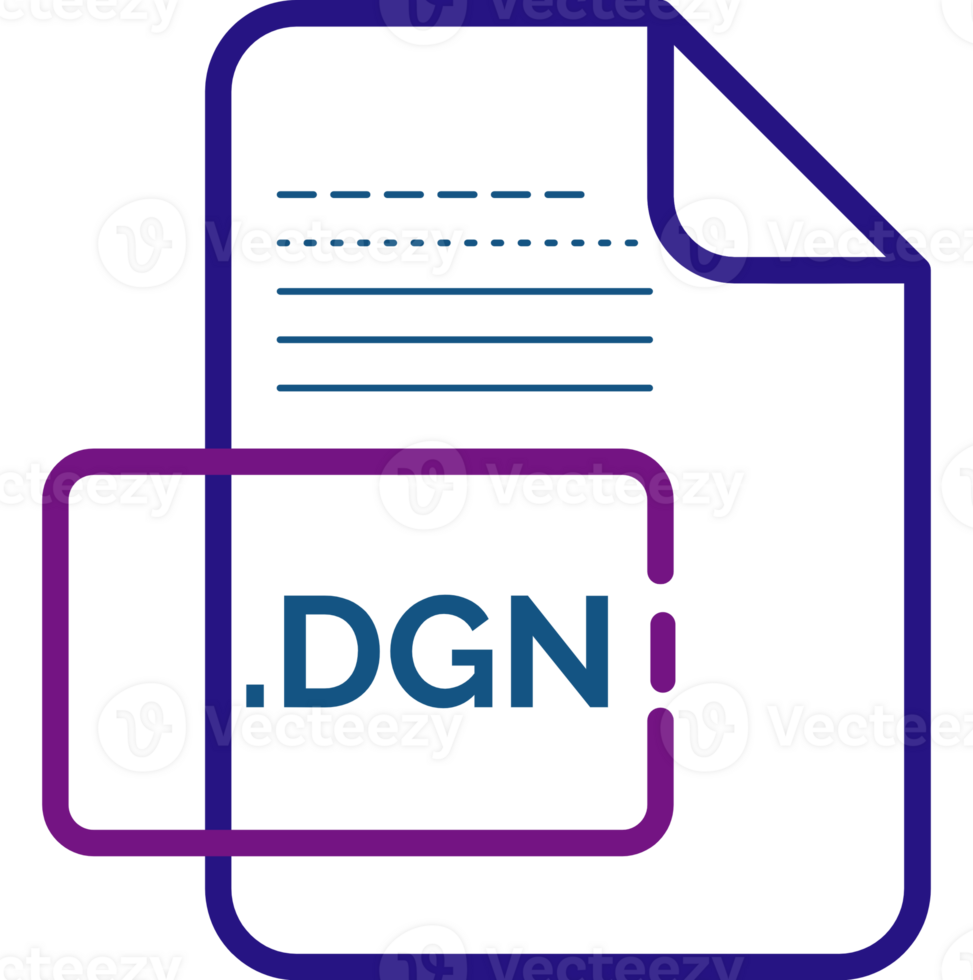Dgn File Extension Icon Little Dot And Color Fill png