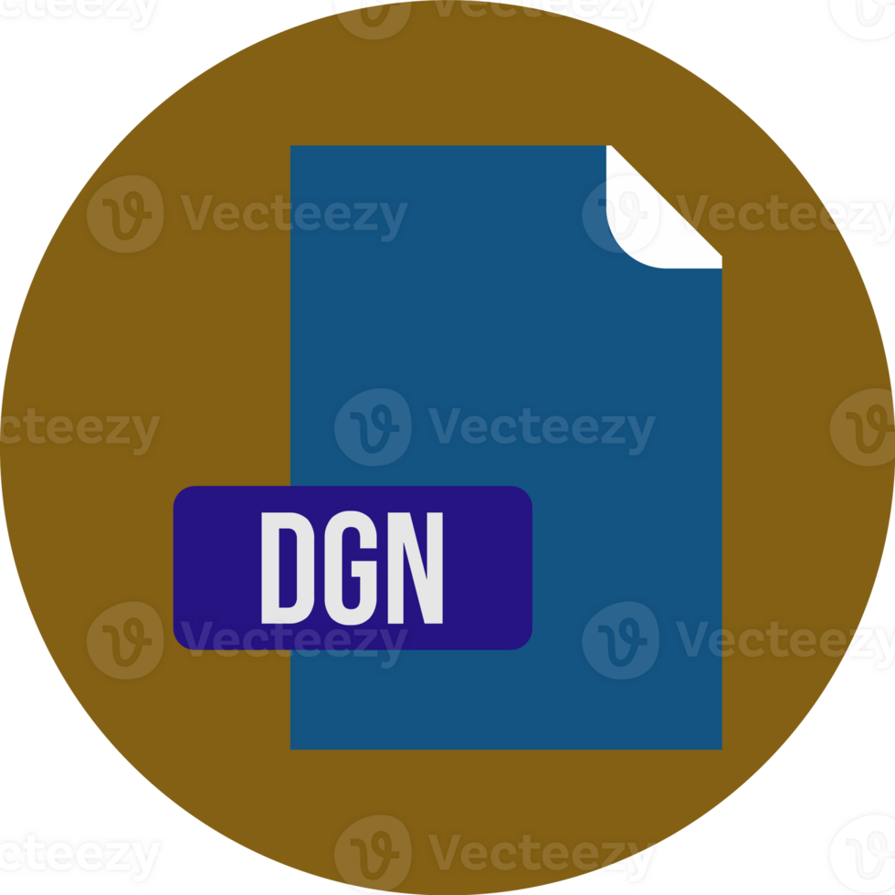Dgn File Format Icon Rounded Circle Bg png