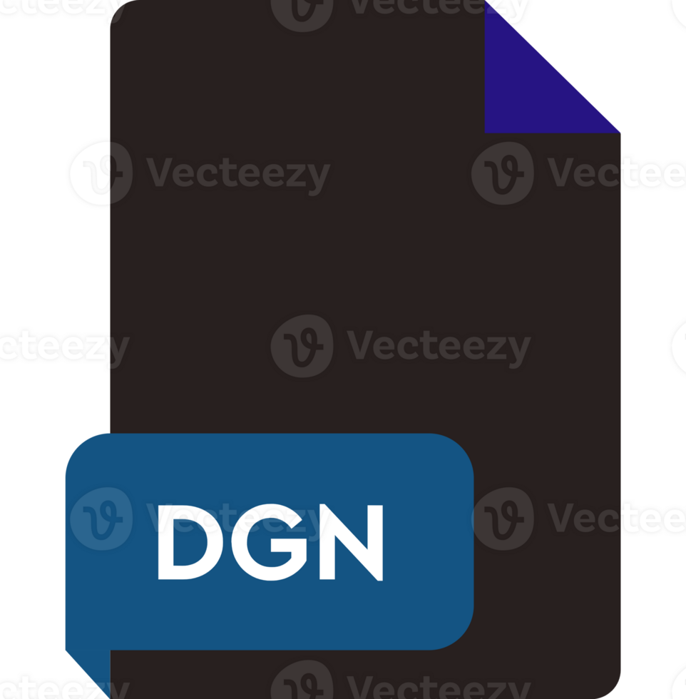 Dgn File Extension Icon Crisp Corners Grey Colors png
