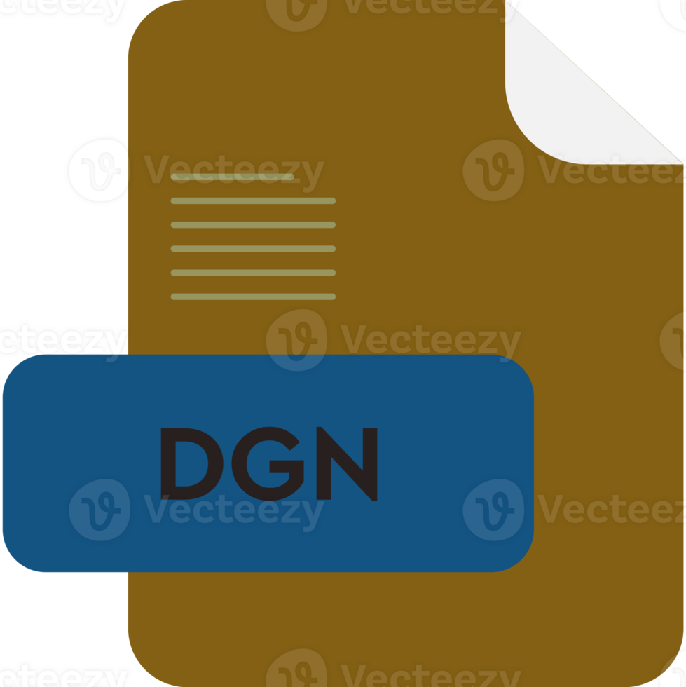 Dgn File Extension Icon Black And Deep Koamaru Fill Color png