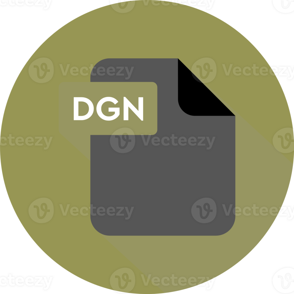Dgn File Format Icon Rounded Shapes With Circle Outside png
