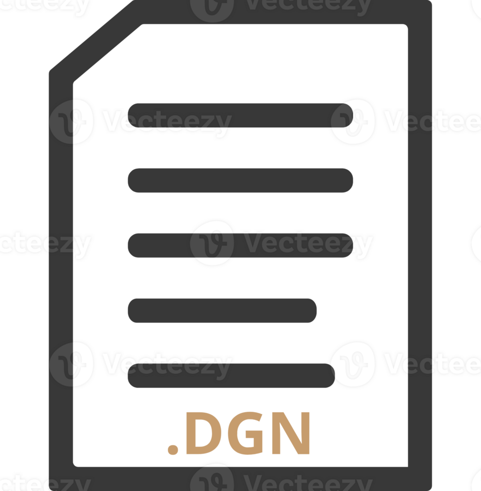 Dgn Line Document Icon png