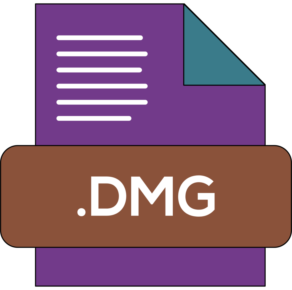 Dmg File Extension Icon Fill And Bebes Writing png