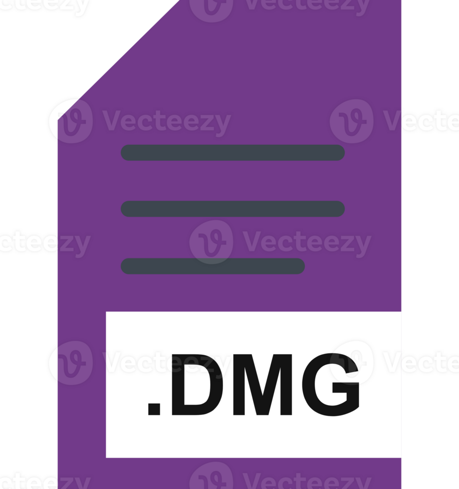 Dmg File Extension Icon Minimal Color Fill png