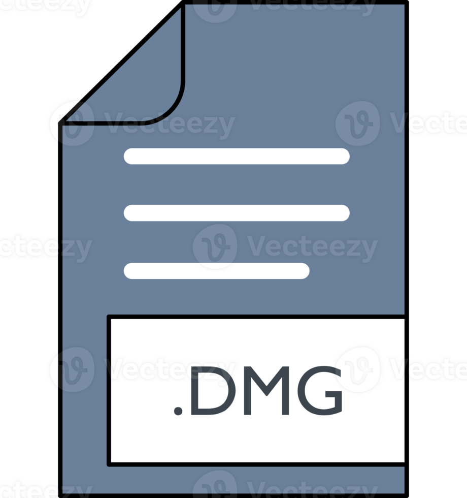 Dmg File Format Icon Outline And Fill png