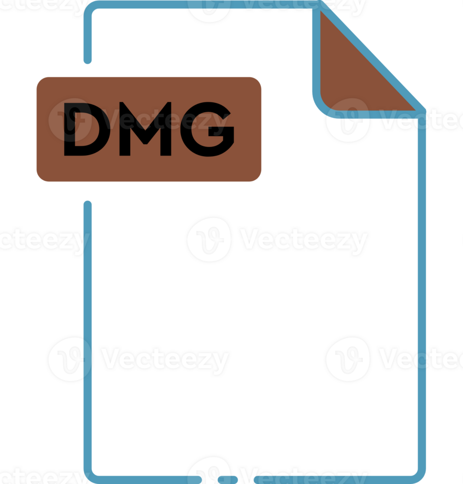 Dmg File Format Minimal Icon Outline png