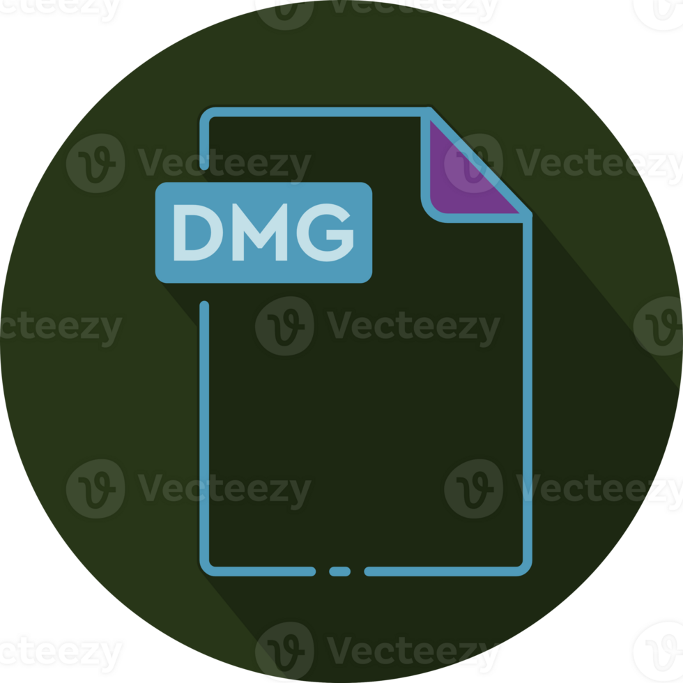 Dmg File Format Minimal Icon With Circle Outside png