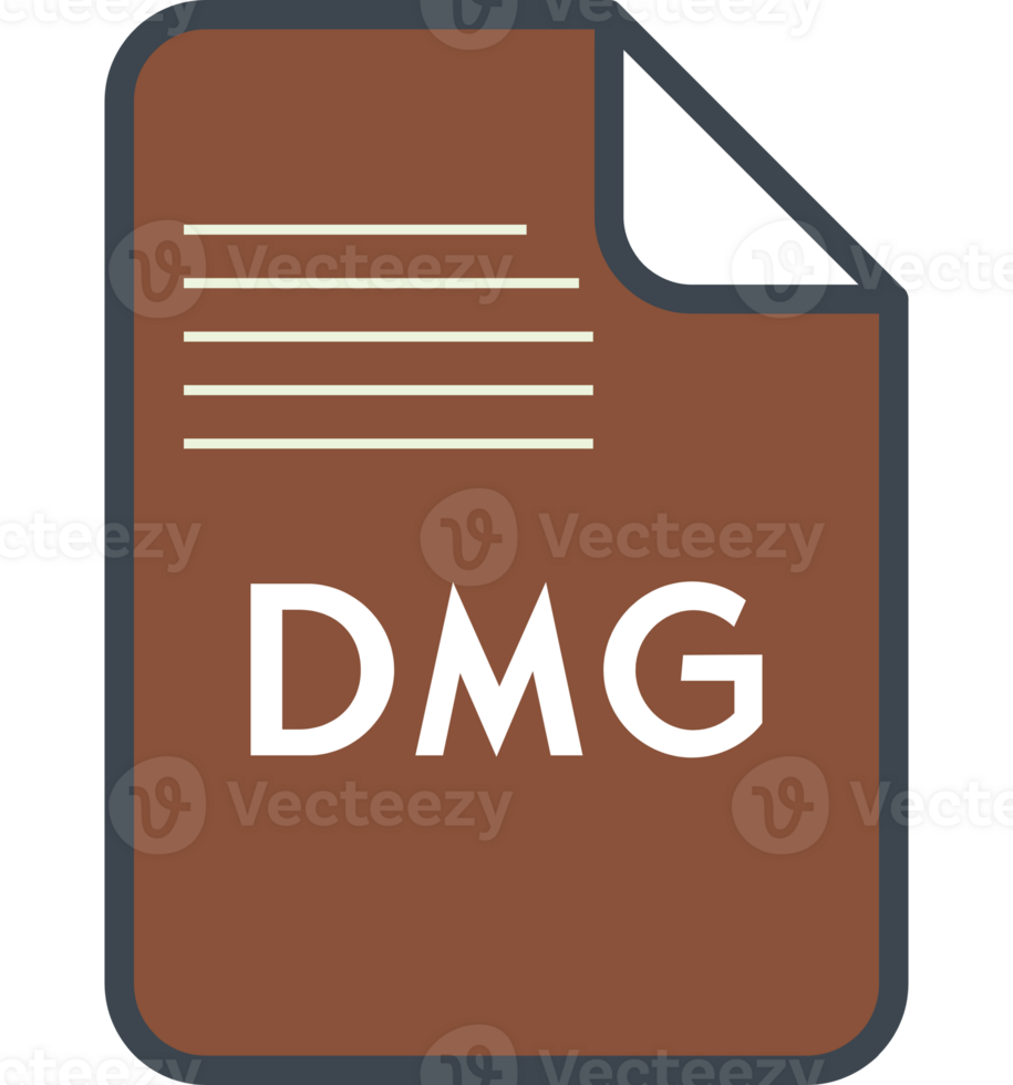 Dmg File Icon Fill And Outline Rounded Corners png