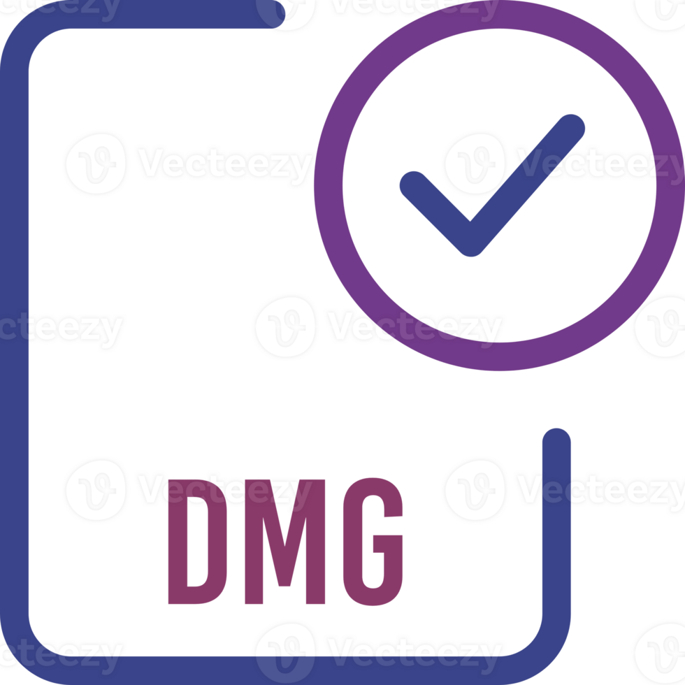 Dmg File Icon With Checked Mark png