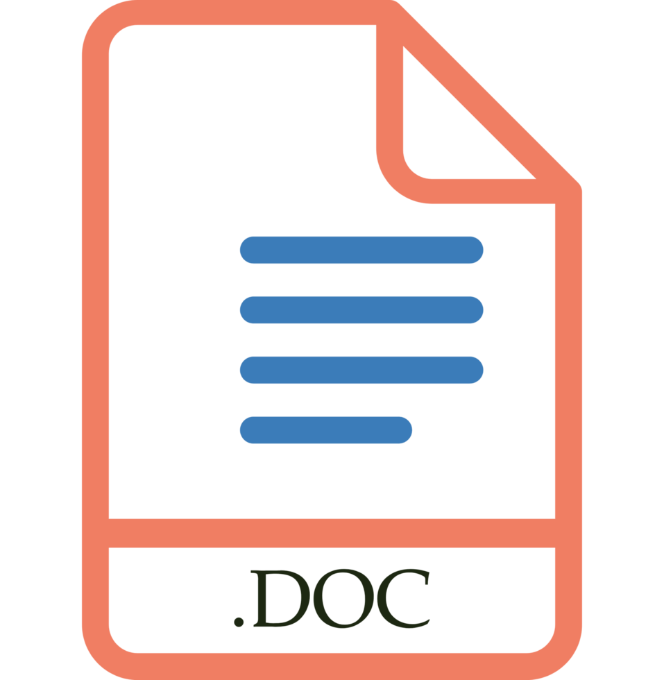 Doc File Minimal Icon With Symbol png