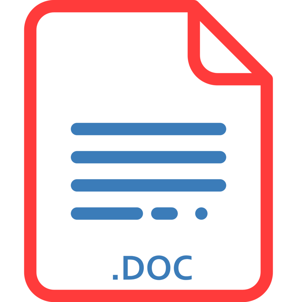 Doc Cinnabar And Dark Blue Fill Icon png