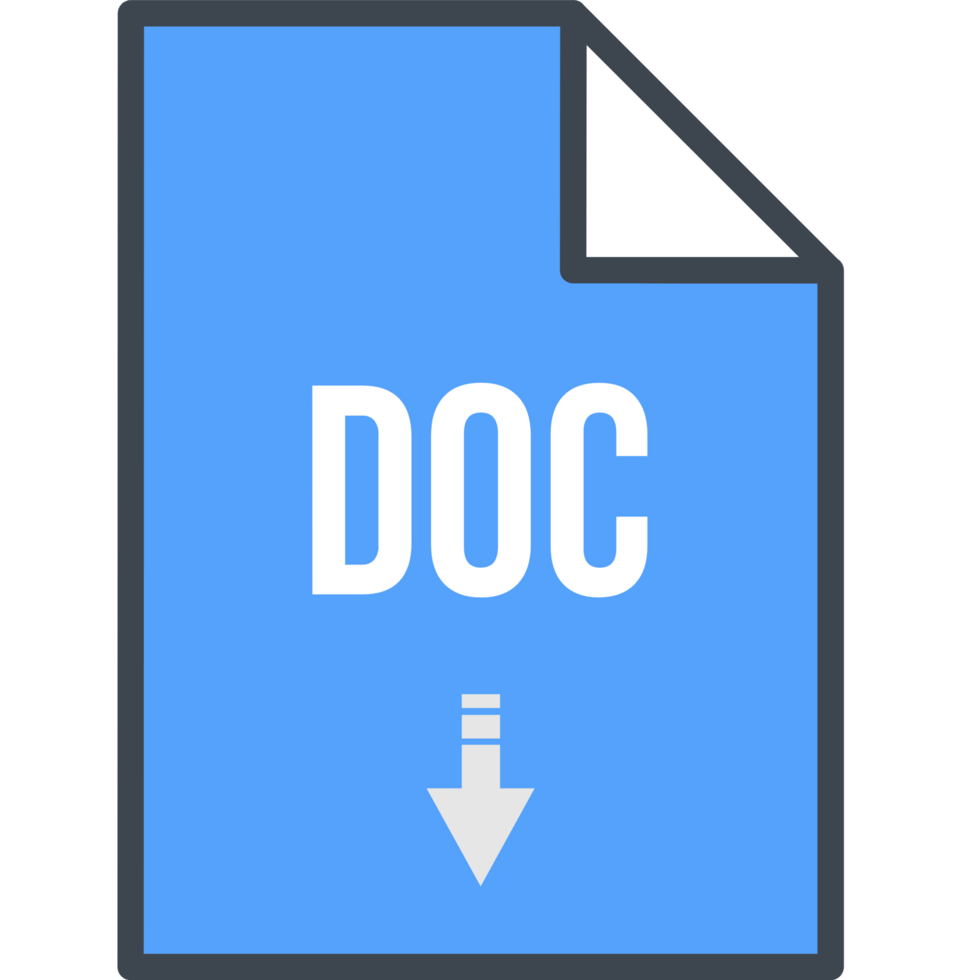 Download doc file icon png