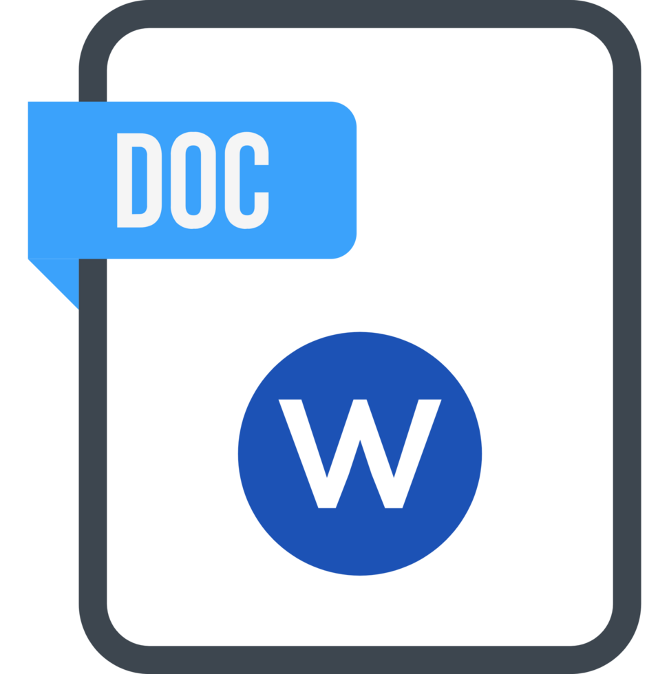 Doc File Rectangular Icon png