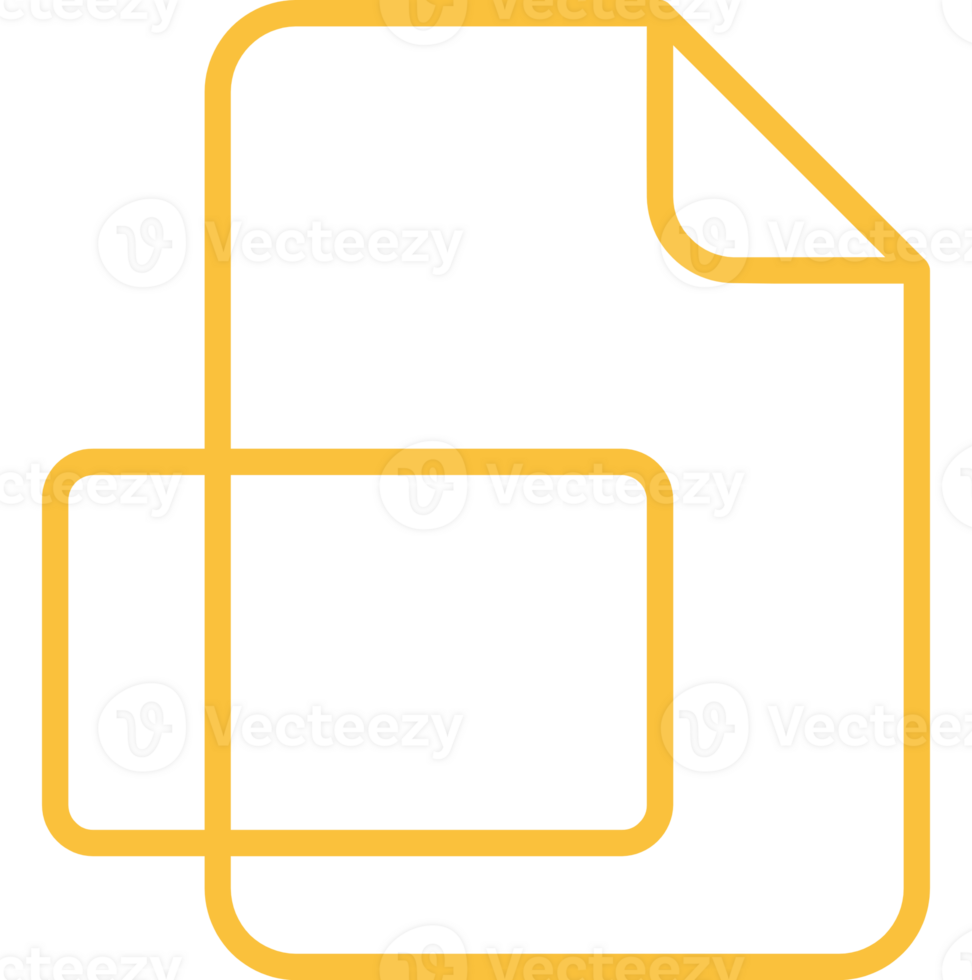 Empty Outline Document Icon png