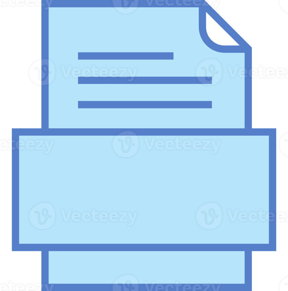 Doc Icon Blue Color png